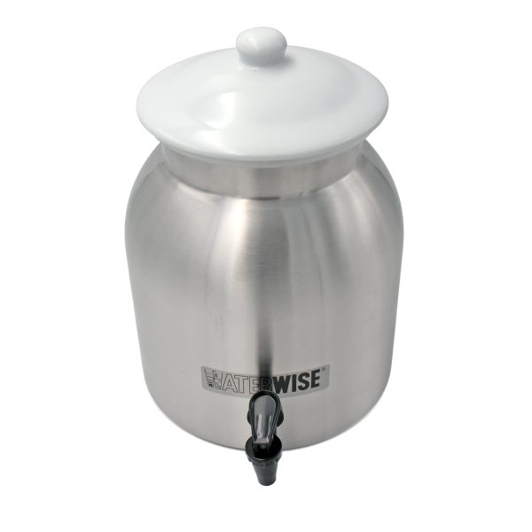 Porcelain Lid for Stainless Steel Dispenser